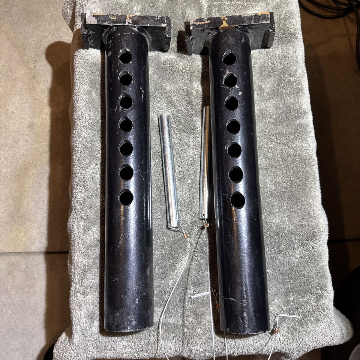 Replacement Jack Stand Poles, 1 Pair, 19" Long, For Sunnex 1310