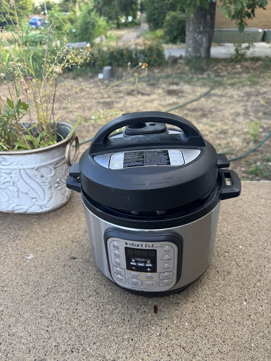 Instant Pot Duo Mini Pressure Cooker - Stainless Steel 3 Quart 