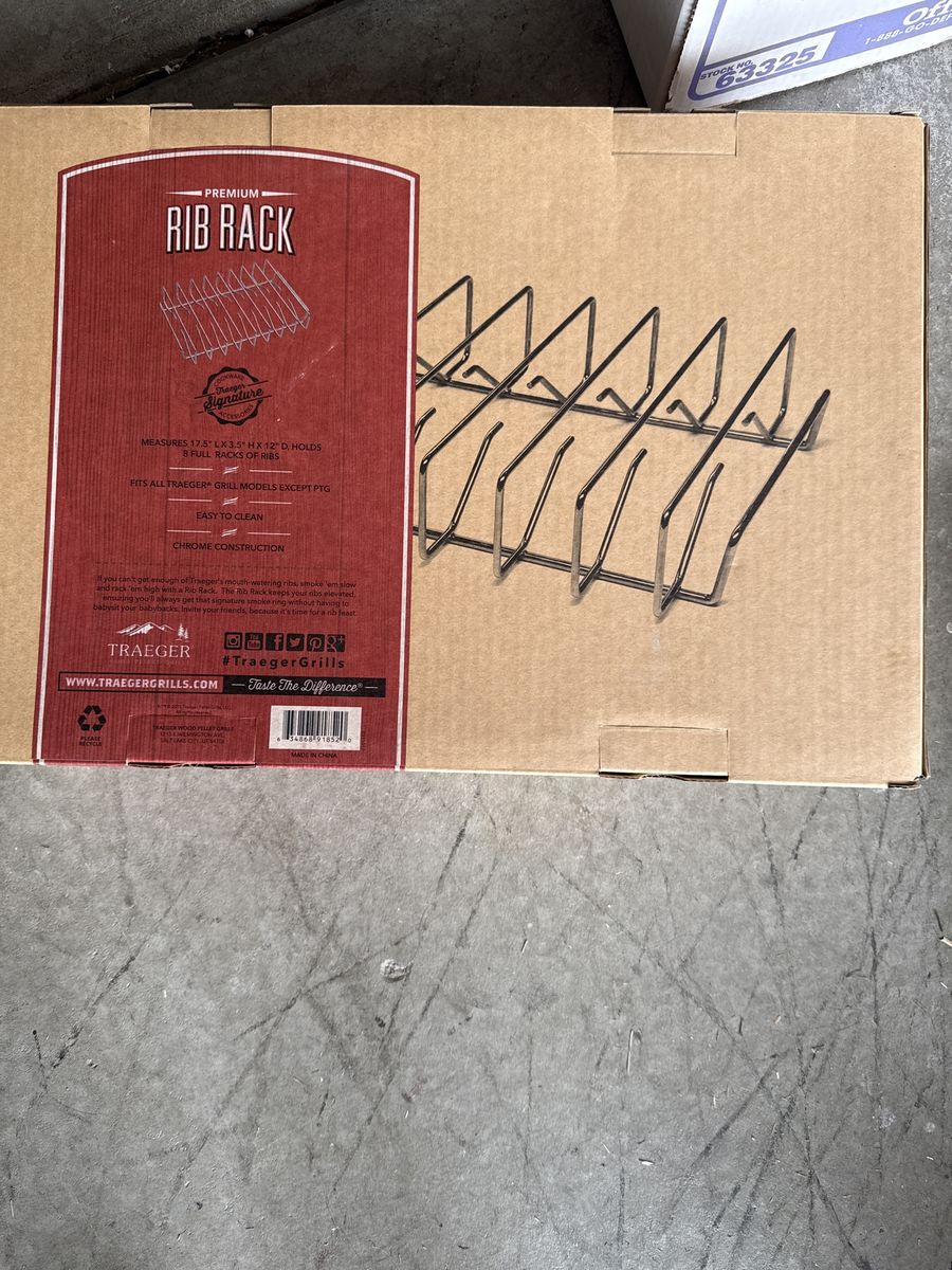 Traeger brand rib rack brand new