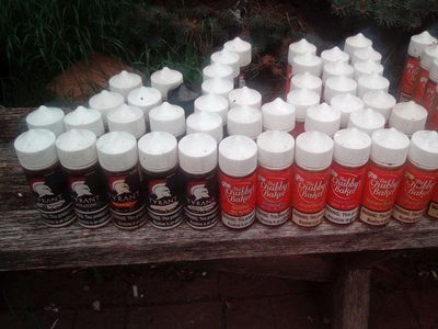 70 bottles of vape juice