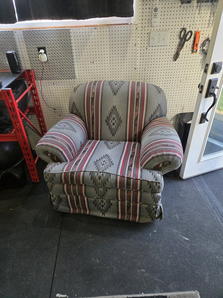 vintage swivel rocker chair