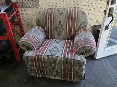 vintage swivel rocker chair