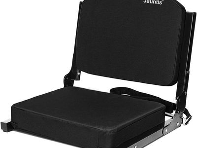 NEW Stadium Seats, Bleacher Seats with Ultra Padded Comfy Foam Back/Cushion, Portable