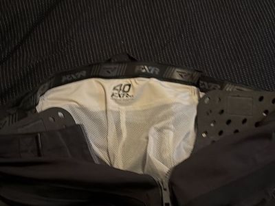 FXR Racing Motocross / Snowmobile Riding Pants Size 40 Black Gray