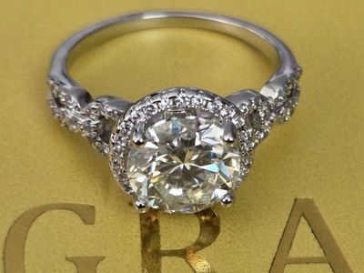 2 carat moissanite ring