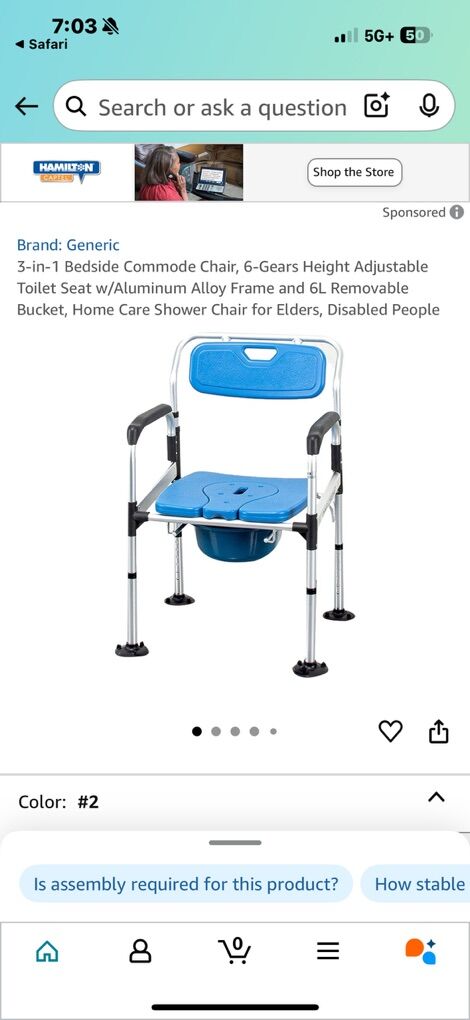 3 In 1 Bedside Commode Chair