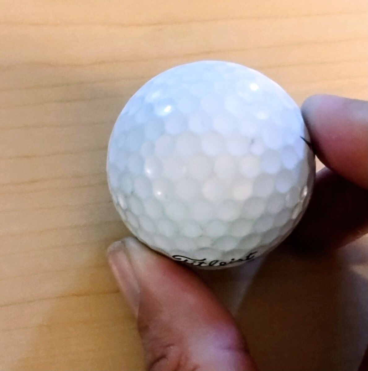 golf balls and clubs