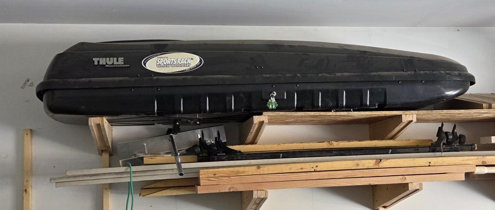 Thule Mountaineer Cargo Box - Black, Roof Mount, Ski & Snowboard Compatible