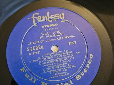 Creedence Clearwater Revival - Willy and the Poor Boys (LP, Stereo, Fantasy Records 8397)