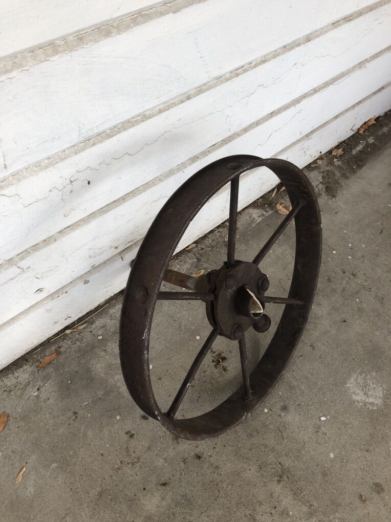 Vintage Antique Wheel