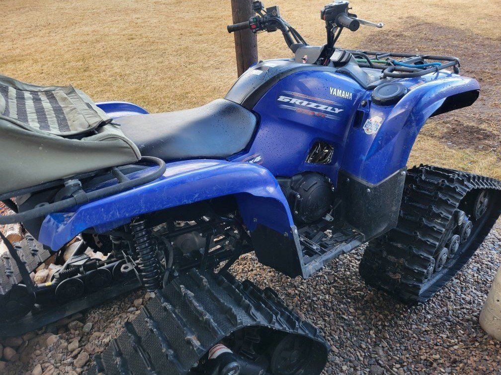 2010 Yamaha Grizzly 550 EPS with tracks