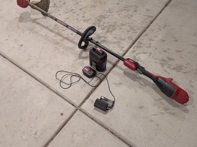 Toro Cordless Electric Weed Whacker / String Trimmer + Battery & Charger