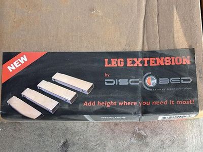 Disc-Bed Leg Extension Kit for Cot Systems - Add 7" Height - New