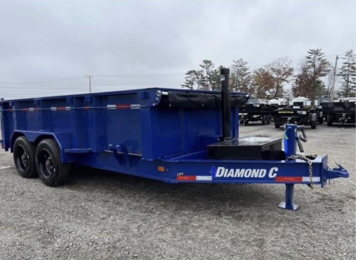 7x14 hydraulic dump trailer for rent