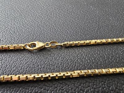 26 in 14K Box chain necklace 28 grams