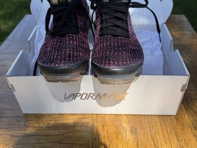 Nike Air Vapormax Flyknit 3 Fuchsia Purple Black Shoes AJ6910-003 Women's Size 9