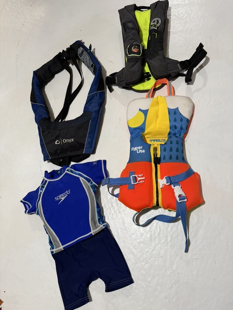 Life Jackets Kids To Adult Sized Prices In Descrip