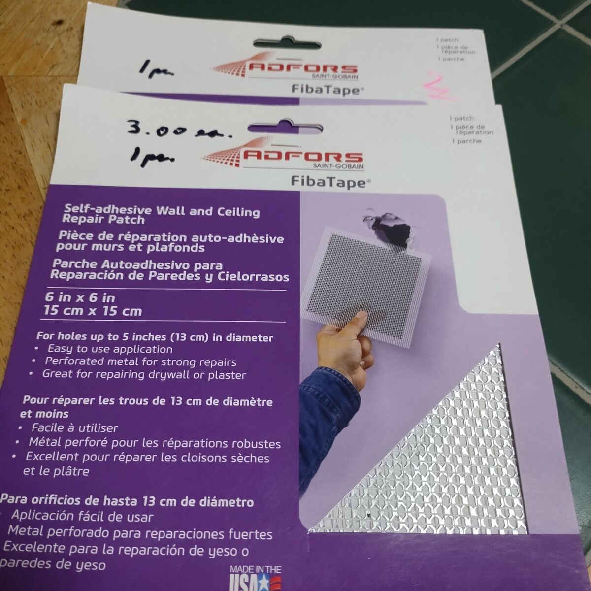 Adfors Wall Patches 6"x6"