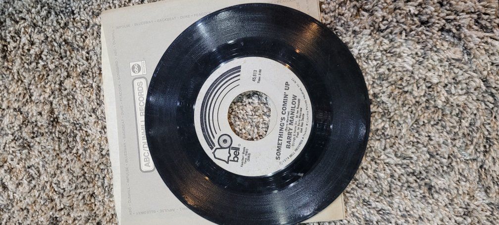 Vintage 45 RPM Barry Manilow record