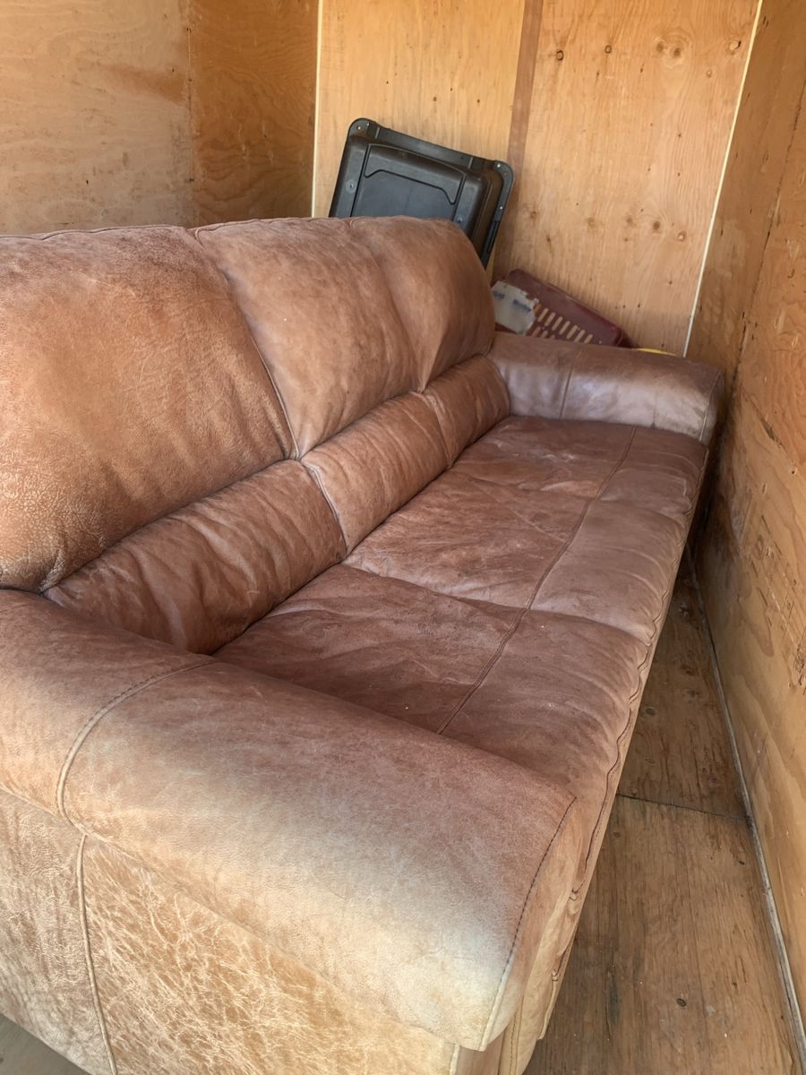 Leather couch