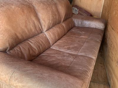 Leather couch
