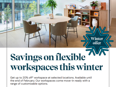 Special Deal for Large Private Office - February Only!