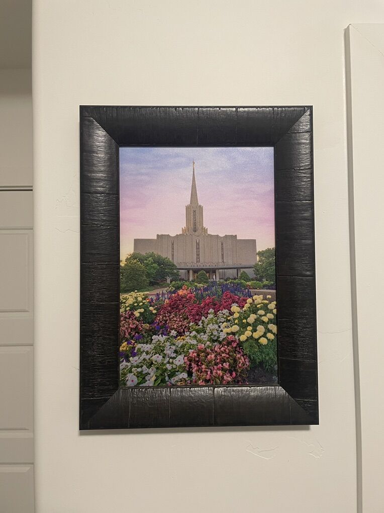 Jordan River Utah Temple Art - 12”x16”
