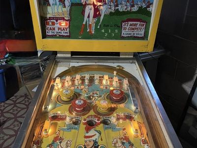 Gottlieb Lancers Vintage Pinball Machine - Classic 2-Player Electro-Mechanical Arcade Game