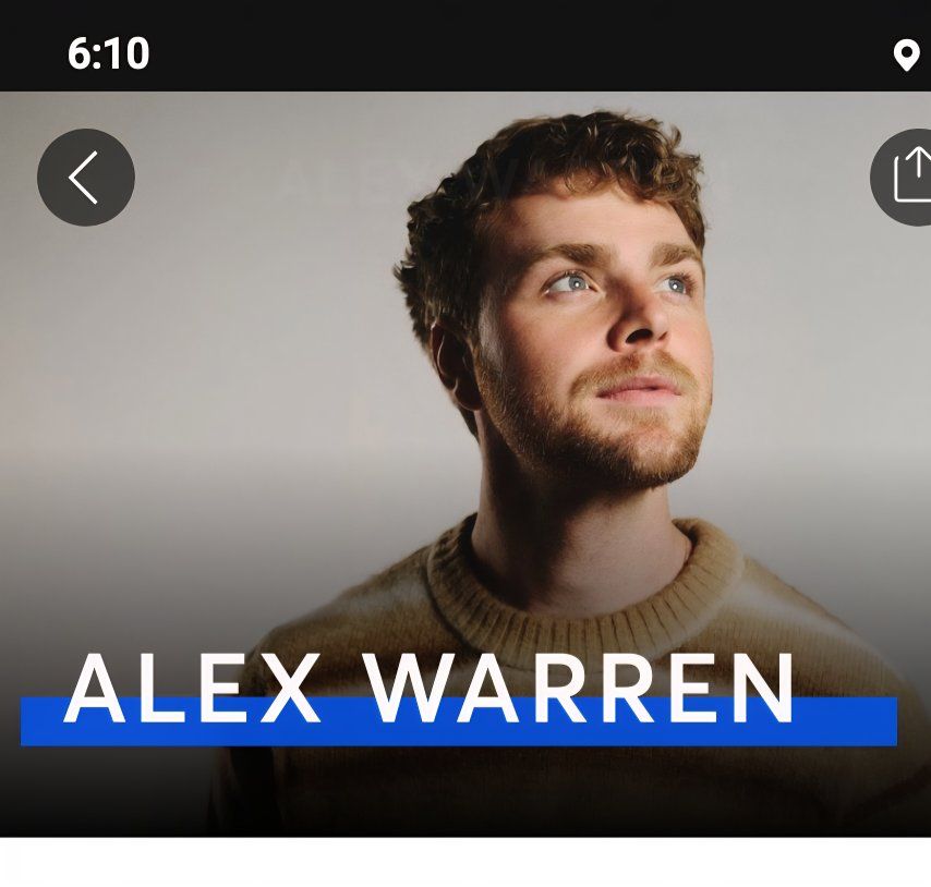 Alex Warren 2 Row A tix and 1 GA