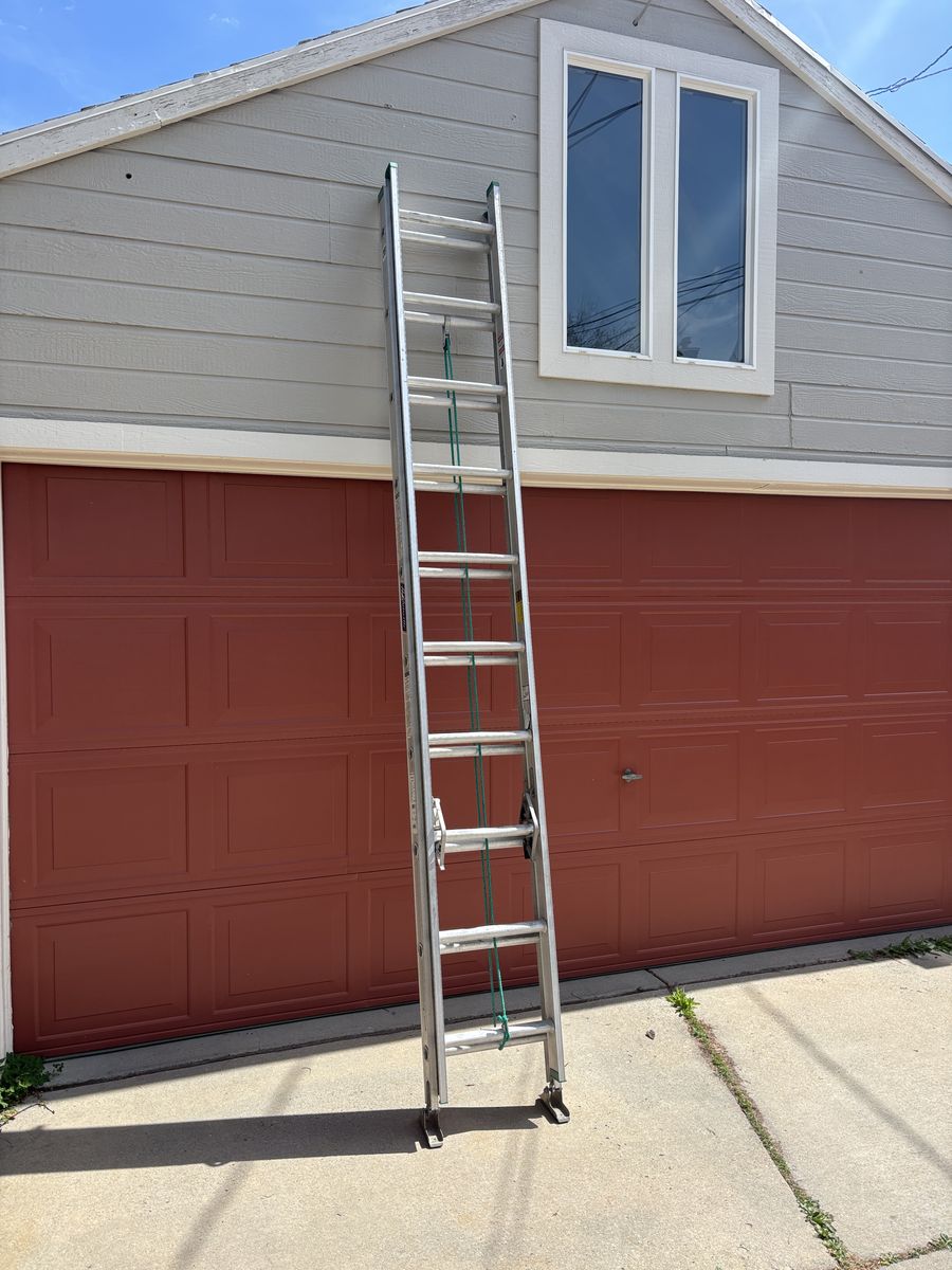 20' Louisville extension ladder. Works fine.