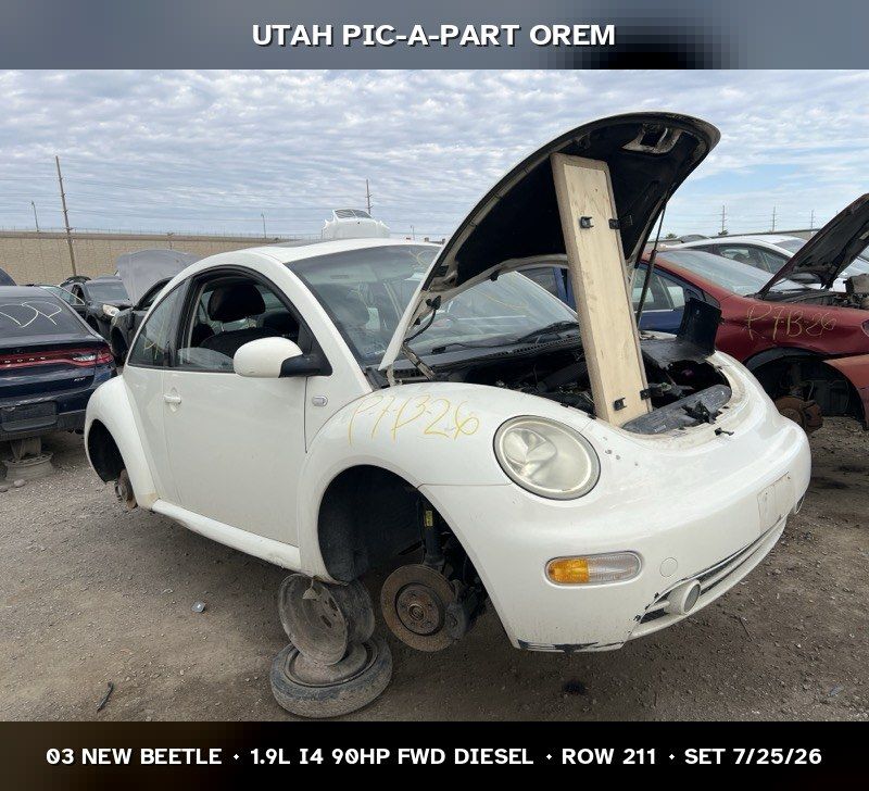 2003 Volkswagen New Beetle Parts - UTPAP Orem