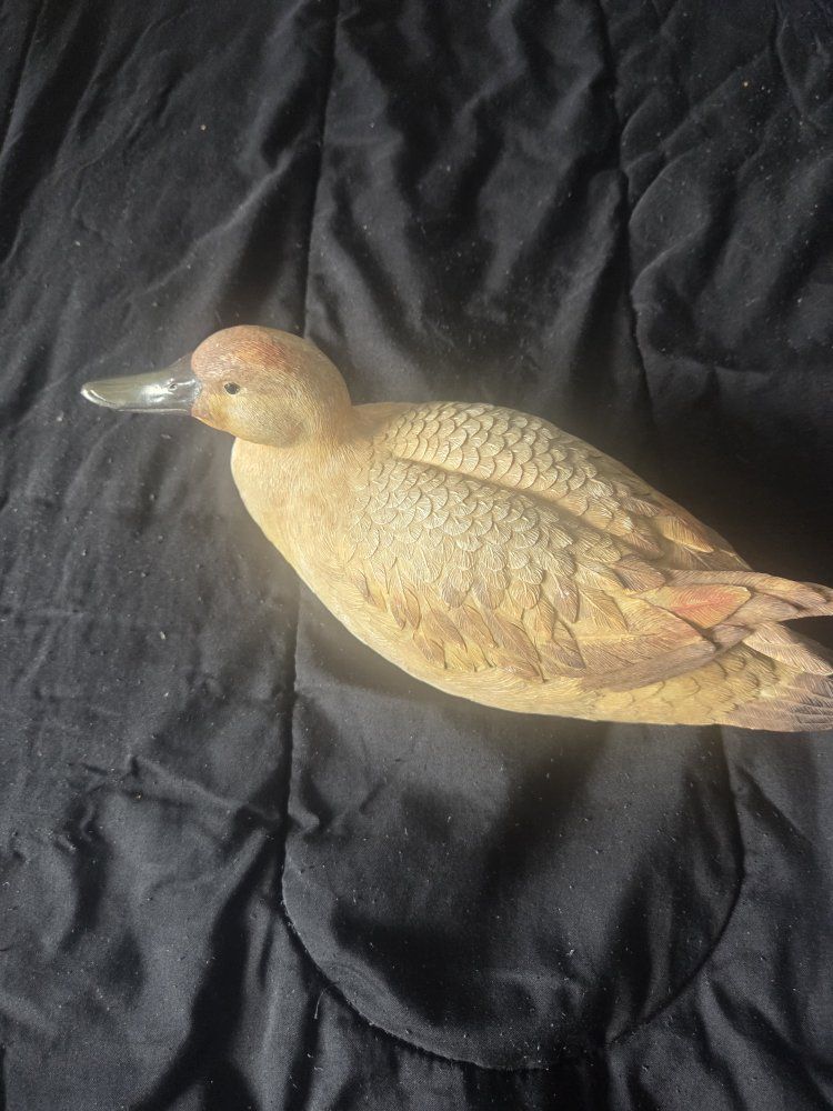 Vintage Duck Decoy Art Sculpture,manufactured special resins.