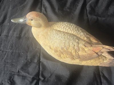 Vintage Duck Decoy Art Sculpture,manufactured special resins.