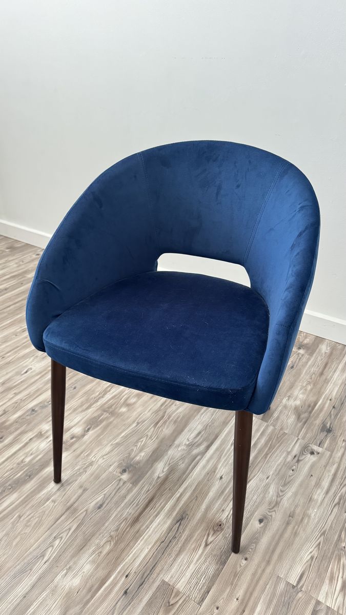 Blue Velvet Chair