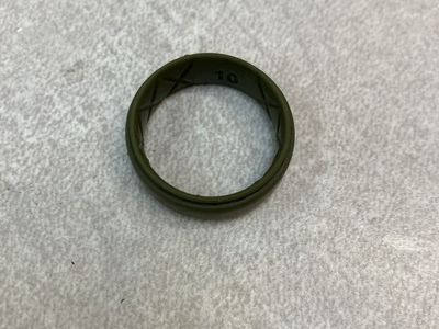 Mens Silicon Ring Originally Size 10, but Stretche