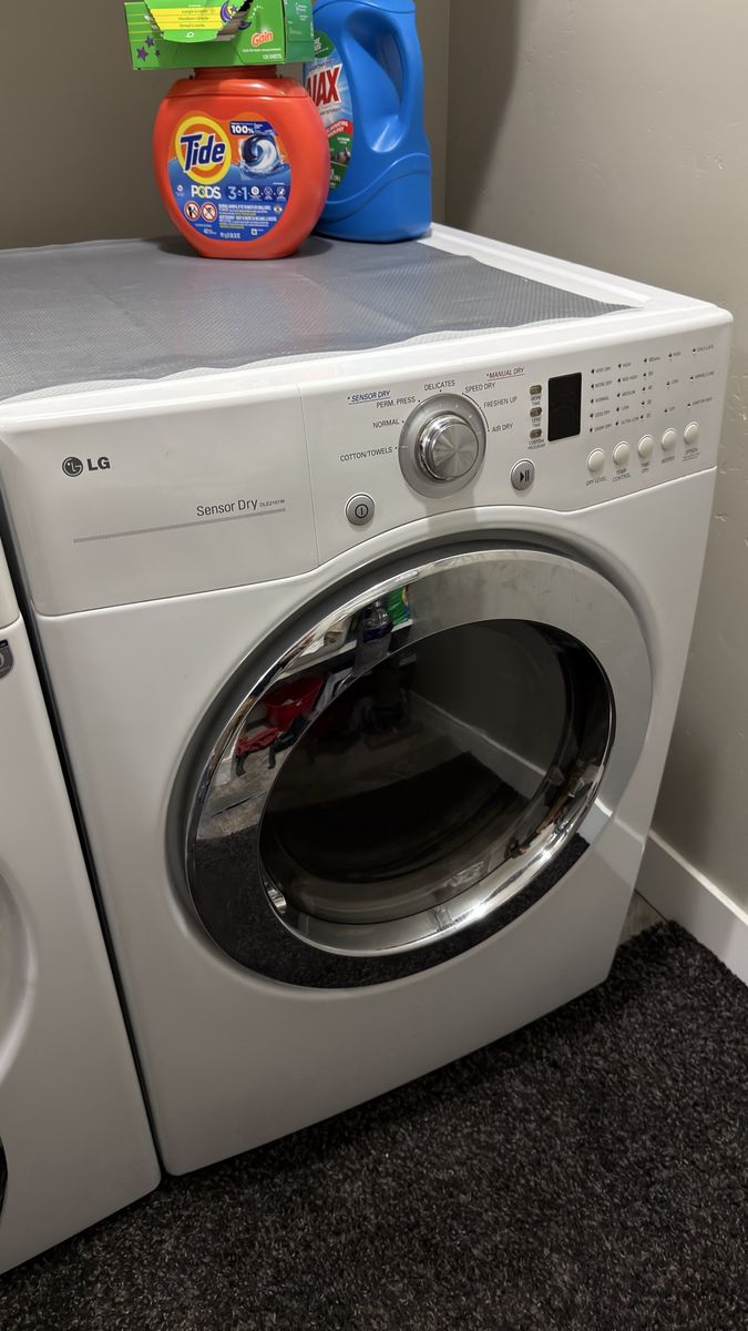LG White Front Load Electric Dryer