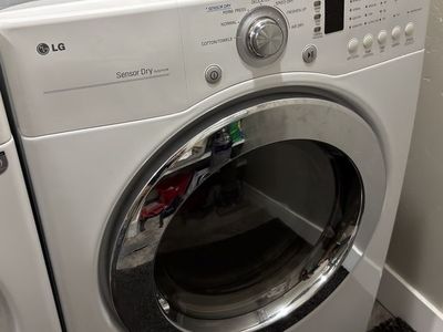 LG White Front Load Electric Dryer