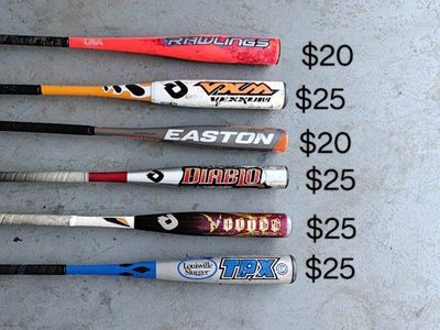 MISCELLANEOUS BASEBALL BATS