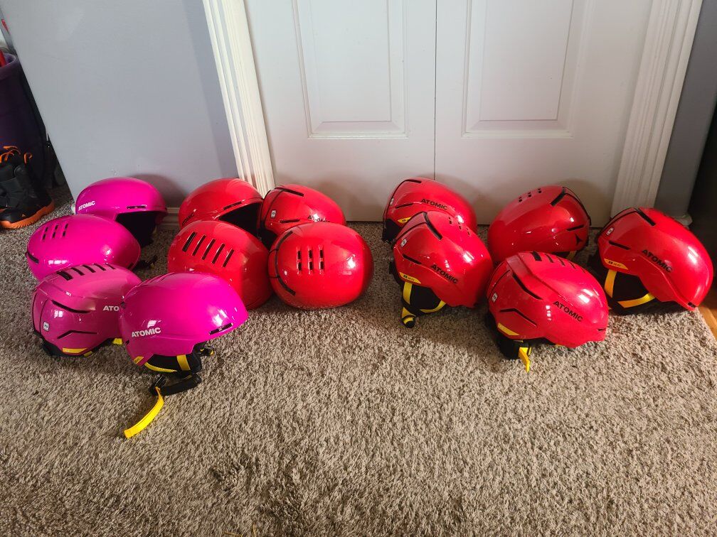 NEW atomic youth ski or snowboard helmets (goggles