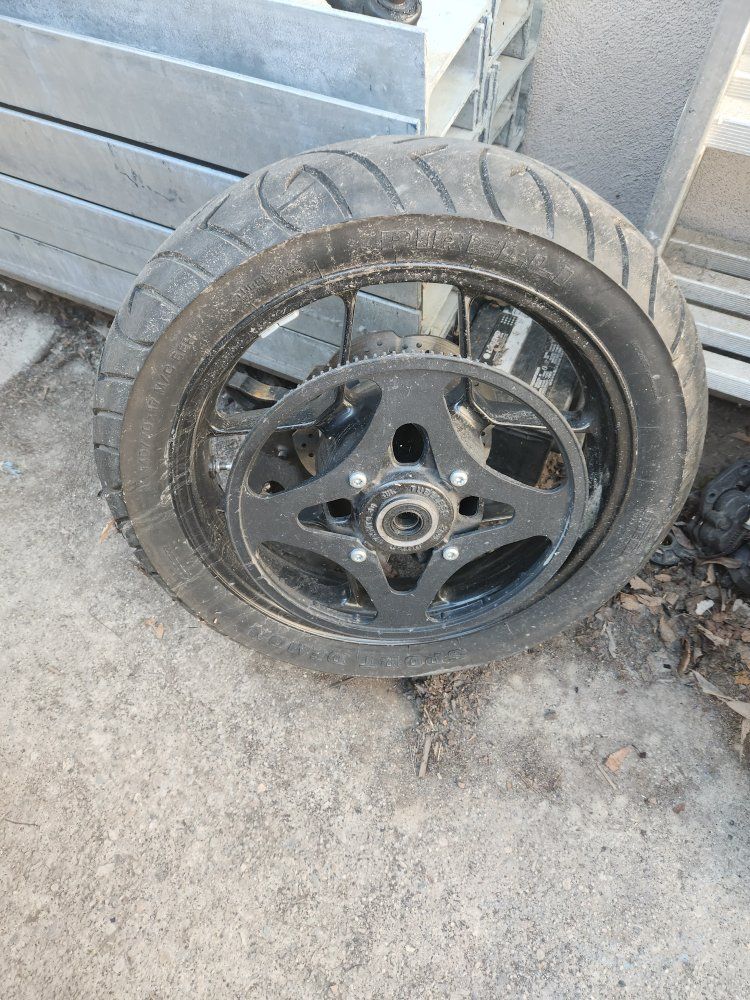2016 Zero FX rear tire and rim