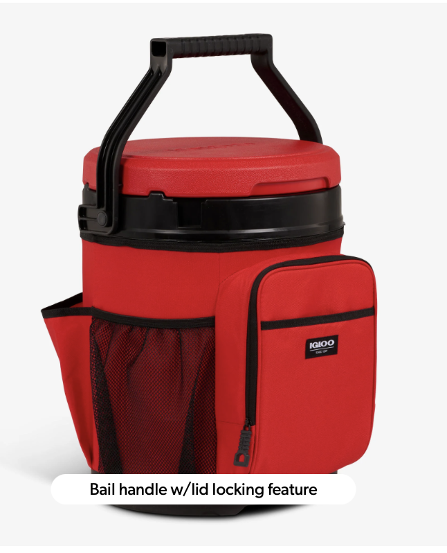 BRAND NEW Igloo Red 5 Gallon Cooler Bucket