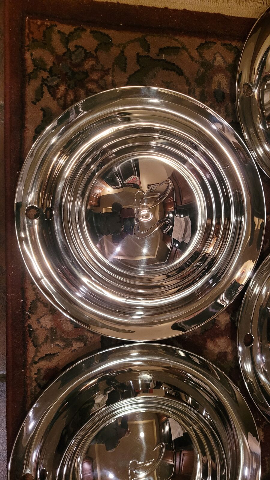 5 1955 DeSoto 15" Wheel Covers