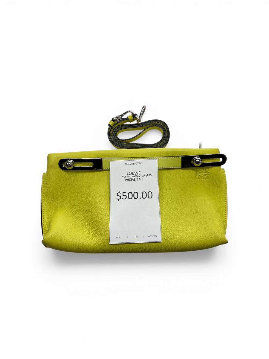 Loewe Missy Yellow Purse Bag E75010775