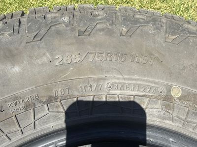 3 FALKEN A/T TIRES