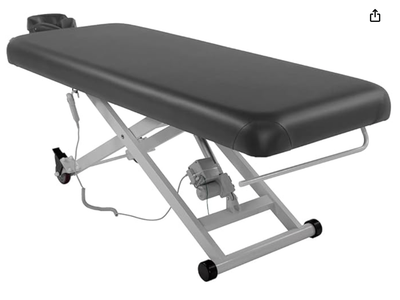 SKINACT Stella Electric Medical Spa Treatment Table (Facial Chair/Bed) ADA Compliant (Gray)