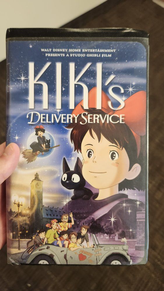 *BLACK SHELL* Kiki's Delivery Service VHS - Studio Ghibli