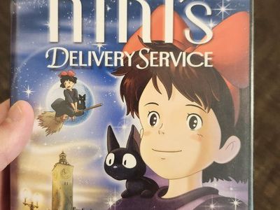 *BLACK SHELL* Kiki's Delivery Service VHS - Studio Ghibli