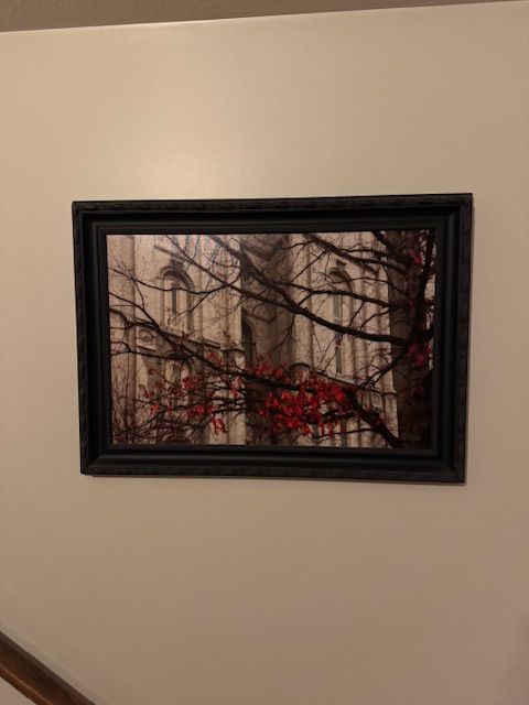 framed color photographic print of the Salt Lake Temple,