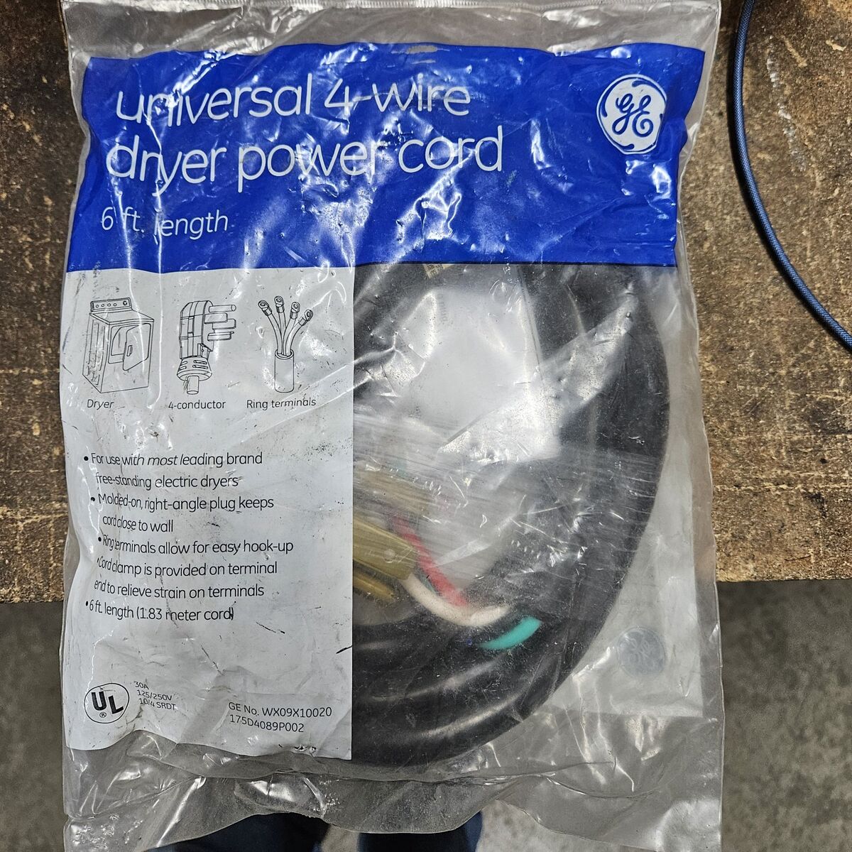 GE Dryer Power Cord