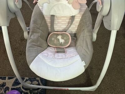 Ingenuity Pink Baby Swing